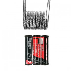 FumyTech prebuilt coil MICRO FUSED CLAPTON MTL NI80 0.88ohm ID 2,5mm 10pcs