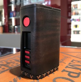 Vapecige - Vtbox DNA250C COVER IN CUOIO by Cover per Svapatori - OLD BROWN
