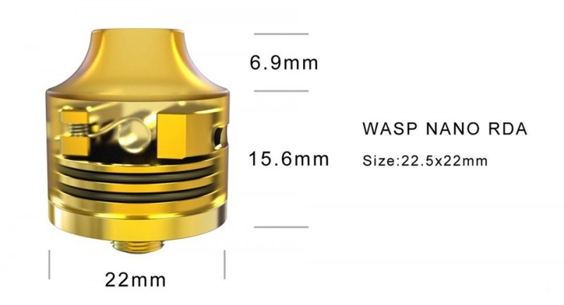 ATOMIZZATORE RIGENERABILE WASP NANO RDA