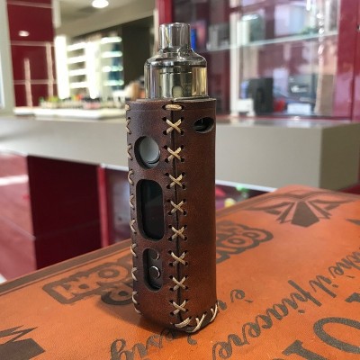 Voopoo - Drag x Pod Mod COVER IN CUOIO by Cover per Svapatori - OLD BROWN