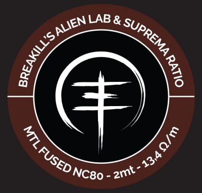 Breakill's Alien Lab / Suprema Ratio - MTL SPOOL 2021- MTLSP FUSED CLAPTON FULL NC80 - 2m