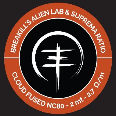 Breakill's Alien Lab / Suprema Ratio - CLOUD SPOOL 2021- CLDSP FUSED CLAPTON FULL NC80 - 2m