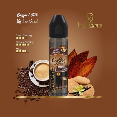 SHOT - Iron Vaper - COFFEE BREAK COOKIE PLEASURE - aroma 20+40 in flacone da 60ml