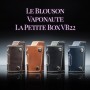 Vaponaute - La Petite Box VB22 LE BLOUSON COVER IN CUOIO - Blue