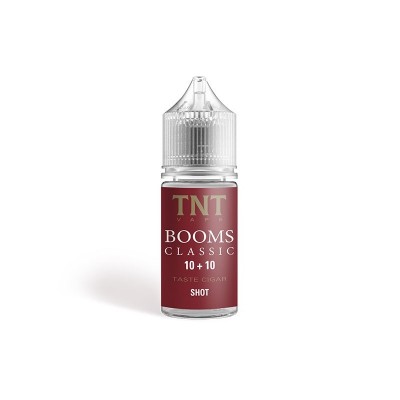 MINI SHOT - TNT Vape - BOOMS CLASSIC - aroma 10+10 in flacone da 30ml