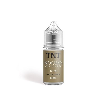 MINI SHOT - TNT Vape - BOOMS ORIGIN - aroma 10+10 in flacone da 30ml