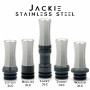 BlackStar - Build Your Drip tip HEAD - JACKIE STAINLESS STEEL