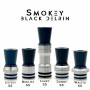 BlackStar - Build Your Drip tip HEAD - SMOKEY BLACK DELRIN