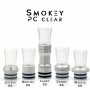 BlackStar - Build Your Drip tip HEAD - SMOKEY PC CLEAR