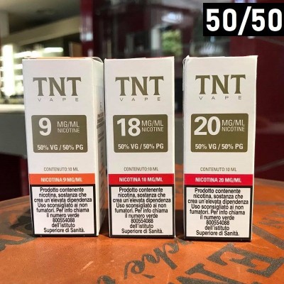 TNT Vape - Base 10ml - 50/50 Nic. 9mg/ml