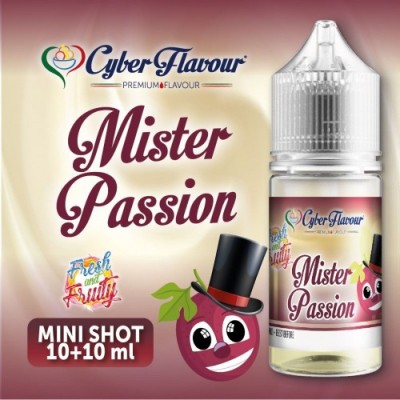 MINI SHOT - Cyber Flavour - MISTER PASSION - aroma 10+10 in flacone da 30ml