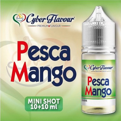 MINI SHOT - Cyber Flavour - PESCA MANGO - aroma 10+10 in flacone da 30ml