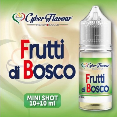 MINI SHOT - Cyber Flavour - FRUTTI DI BOSCO - aroma 10+10 in flacone da 30ml