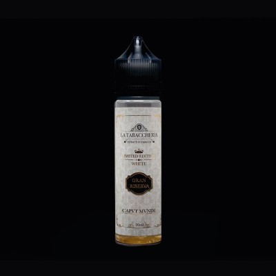 SHOT - La Tabaccheria - Gran Riserva White - Limited Edition WHITE CAPVT MVNDI - aroma 20+40 in flacone da 60ml