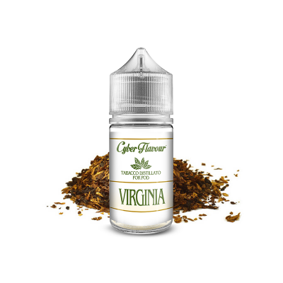 MINI SHOT - Cyber Flavour Tabacco Distillato For Pod - VIRGINIA - aroma 10+10 in flacone da 30ml