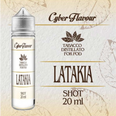 SHOT - Cyber Flavour Tabacco Distillato For Pod - LATAKIA - aroma 20+40 in flacone da 60ml