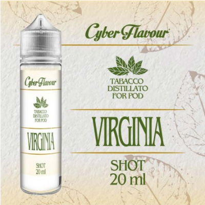 SHOT - Cyber Flavour Tabacco Distillato For Pod - VIRGINIA - aroma 20+40 in flacone da 60ml