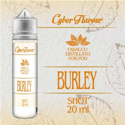 SHOT - Cyber Flavour Tabacco Distillato For Pod - BURLEY - aroma 20+40 in flacone da 60ml