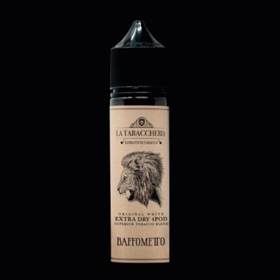 SHOT - La Tabaccheria EXTRA DRY 4POD - Original White - BAFFOMETTO - aroma 20+40 in flacone da 60ml