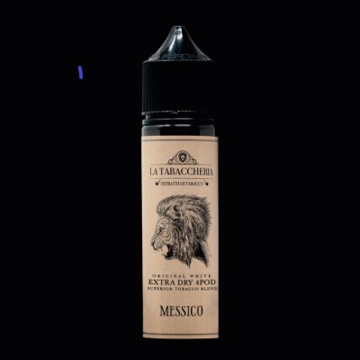 SHOT - La Tabaccheria EXTRA DRY 4POD - Original White - MESSICO - aroma 20+40 in flacone da 60ml