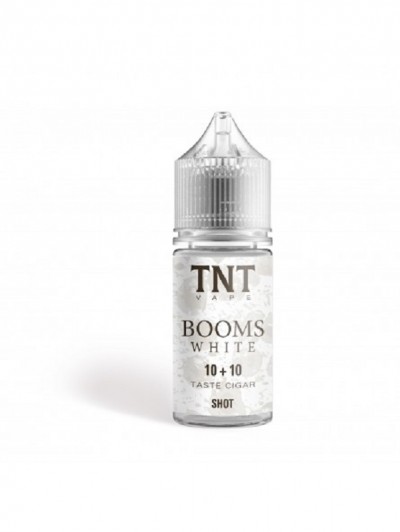 MINI SHOT - TNT Vape - BOOMS WHITE - aroma 10+10 in flacone da 30ml