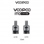 Voopoo - Doric 20/20 SE/Q/Drag Q POD DI RICAMBIO ITO COIL INTEGRATA 0,7ohm 2ml - 2 PEZZI