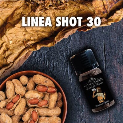 MINI SHOT30 - La Tabaccheria EXTRA DRY 4POD - Flapper Juice - ARACHIDI DEL BRASILE - aroma 10+20 in flacone da 10ml