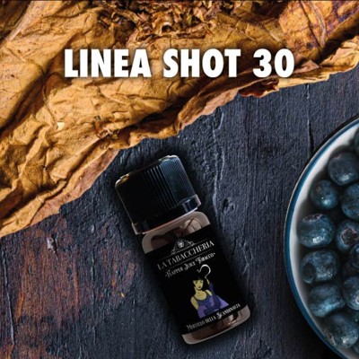 MINI SHOT30 - La Tabaccheria EXTRA DRY 4POD - Flapper Juice - MIRTILLO DELLA SCANDINAVIA - aroma 10+20 in flacone da 10ml