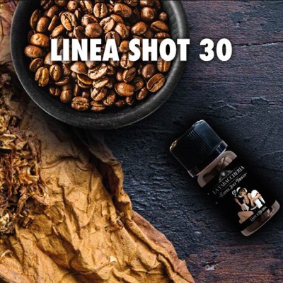 MINI SHOT30 - La Tabaccheria EXTRA DRY 4POD - Flapper Juice - CAFFE' D'ARABIA - aroma 10+20 in flacone da 10ml