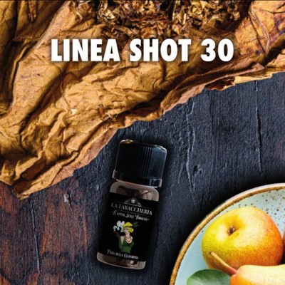MINI SHOT30 - La Tabaccheria EXTRA DRY 4POD - Flapper Juice - PERA DELLA CALIFORNIA - aroma 10+20 in flacone da 10ml