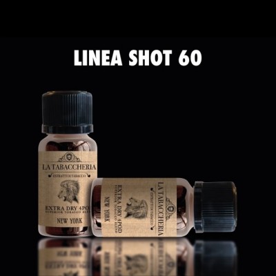 SHOT60 - La Tabaccheria EXTRA DRY 4POD - Original White - NEW YORK - aroma 20+40 in flacone da 20ml