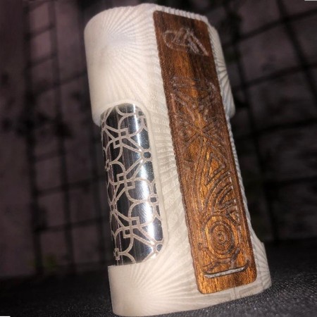 VP Mod by Vincenzo Paiano - VERTEBRA in derlin chiaro e legno di noce - FF  VS MOSFET