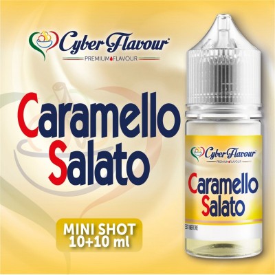 MINI SHOT - Cyber Flavour - CARAMELLO SALATO - aroma 10+10 in flacone da 30ml
