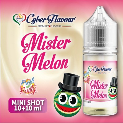 MINI SHOT - Cyber Flavour - MISTER MELON - aroma 10+10 in flacone da 30ml