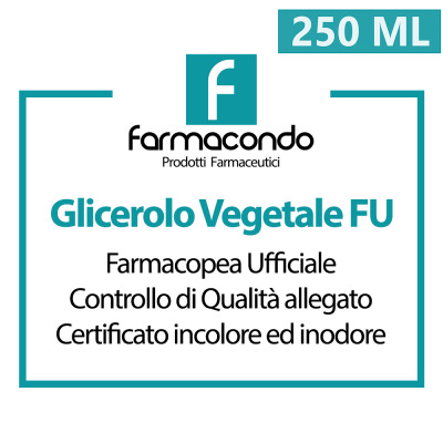Farmacondo / Farmalabor - GLICEROLO VEGETALE 250ml FU - USP