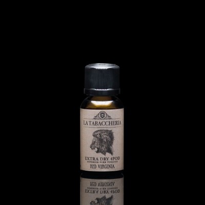 SHOT60 - La Tabaccheria EXTRA DRY 4POD - Original White - RED VIRGINIA - aroma 20+40 in flacone da 20ml
