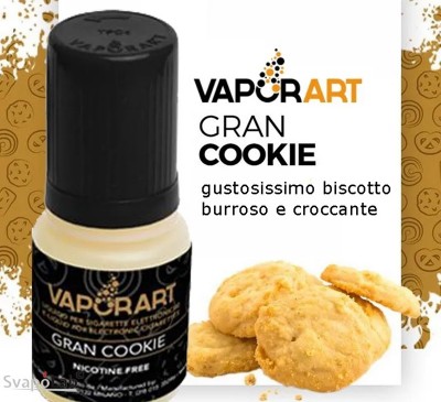 Vaporart - Classici - GRAN COOKIE 8mg/ml - Liquido pronto 10ml