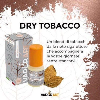Vaporart - Classici - DRY TABACCO  8mg/ml - Liquido pronto 10ml