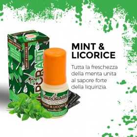 Vaporart - Classici - MINT & LICORICE 4mg/ml - Liquido pronto 10ml