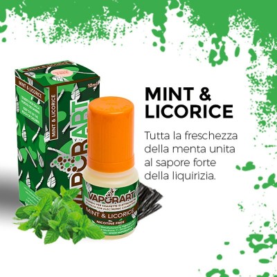 Vaporart - Classici - MINT & LICORICE 4mg/ml - Liquido pronto 10ml