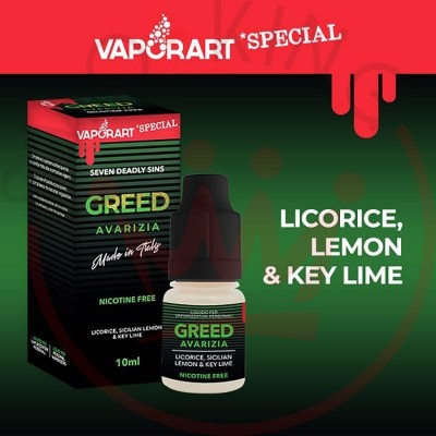 Vaporart - Special - GREED 0mg/ml - Liquido pronto 10ml