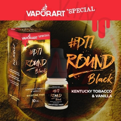 Vaporart - Special - ROUND BLACK D77 0mg/ml - Liquido pronto 10ml