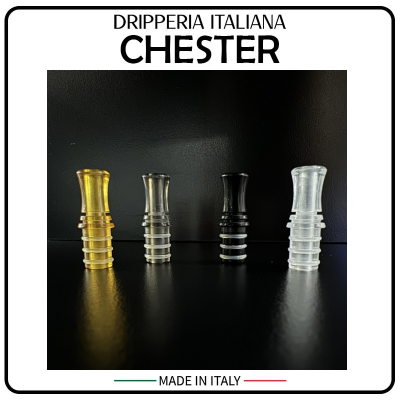 Dripperia Italiana - CHESTER DRIP TIP - per Kiwi e Wenax M1