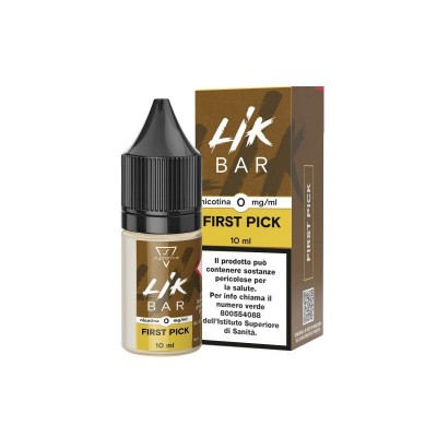 Lik Bar by Suprem-e - FIRST PICK 0mg - Liquido pronto ai sali di nicotina 10ml