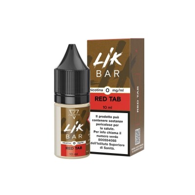 Lik Bar by Suprem-e - RED TAB 0mg - Liquido pronto ai sali di nicotina 10ml