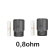 - Vilter / 2 / S / Fun Pod Kit 450mAh POD DI RICAMBIO 2ml/0.8ohm - 2 PEZZI