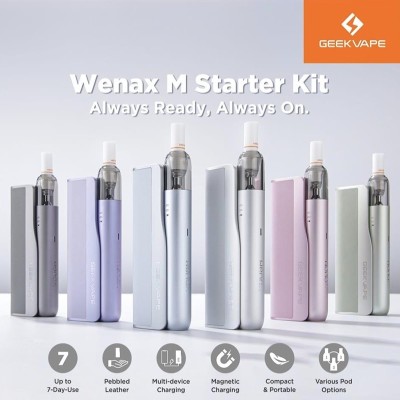 Geekvape - WENAX M STARTER KIT CON POWER BANK 400 + 2500Mah