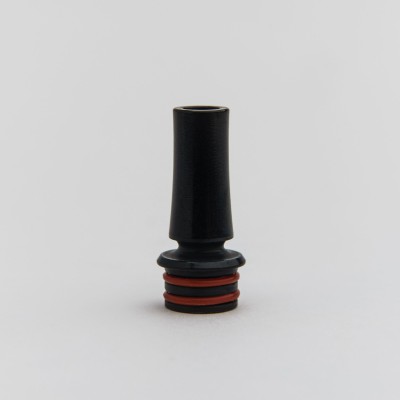 Centenary Mods - Diplomat mtl rta KENNEDY DRIP TIP - BLACK OPAQUE PC