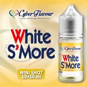 MINI SHOT - Cyber Flavour - WHITE S'MORE - aroma 10+10 in flacone da 30ml