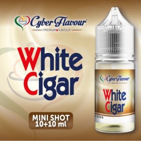 MINI SHOT - Cyber Flavour - WHITE CIGAR - aroma 10+10 in flacone da 30ml